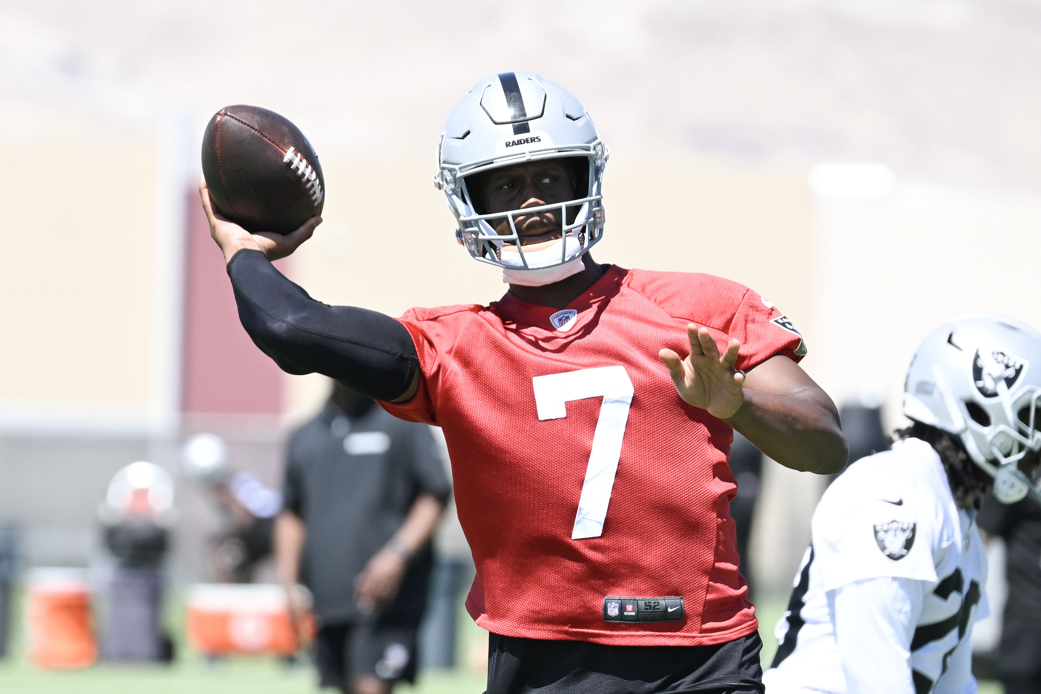 NFL: Las Vegas Raiders QB Geno Smith- Source: Imagn